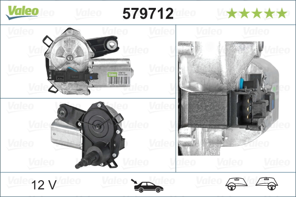 Wischermotor VALEO 579712