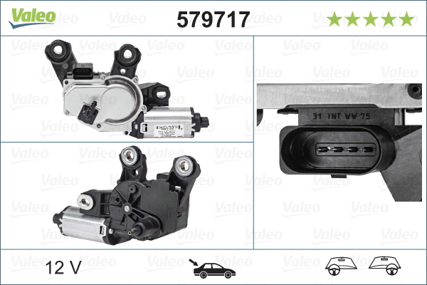 Wischermotor VALEO 579717