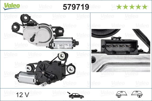Wischermotor VALEO 579719