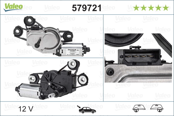 Wischermotor VALEO 579721