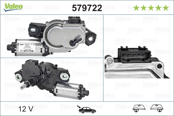 Wischermotor VALEO 579722