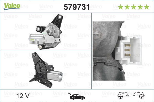Wischermotor VALEO 579731