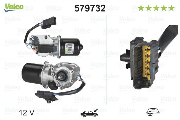 Wischermotor VALEO 579732