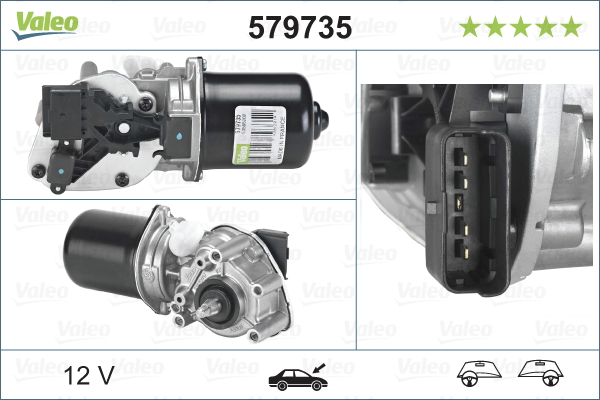 Wischermotor VALEO 579735