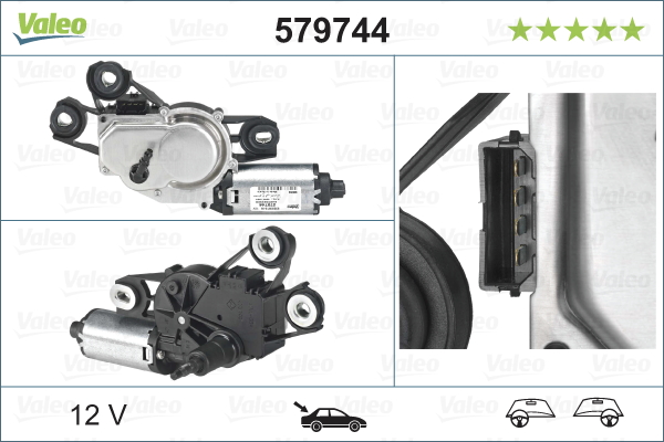 Wischermotor VALEO 579744