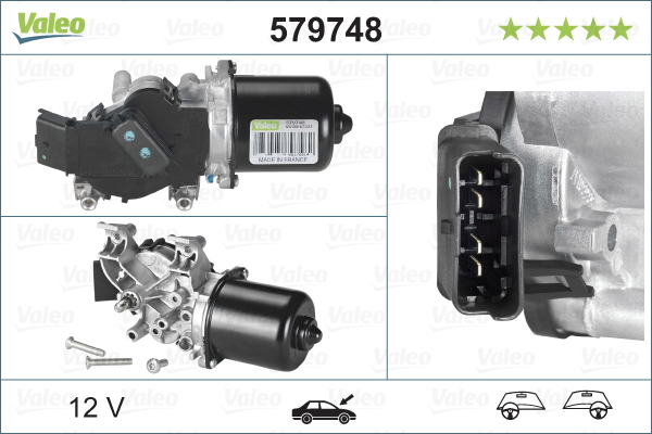 Wischermotor VALEO 579748