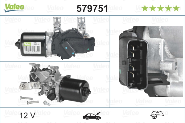 Wischermotor VALEO 579751