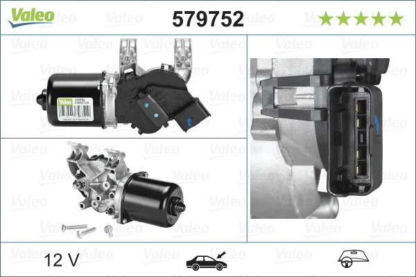 Wischermotor VALEO 579752