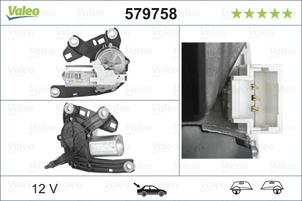 Wischermotor VALEO 579758
