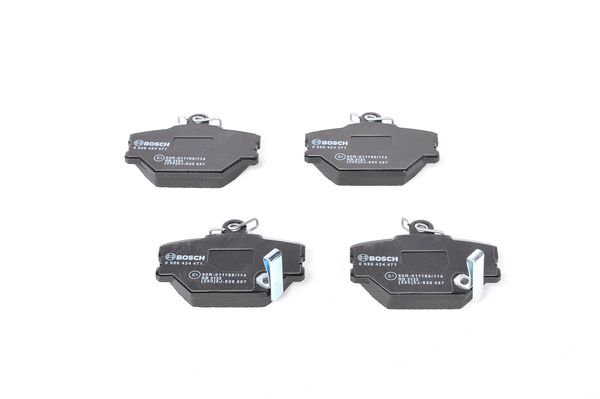 Scheibenbremse BOSCH 0986424471 MERCEDES-BENZ SMART 4 Bremsbelagsatz 