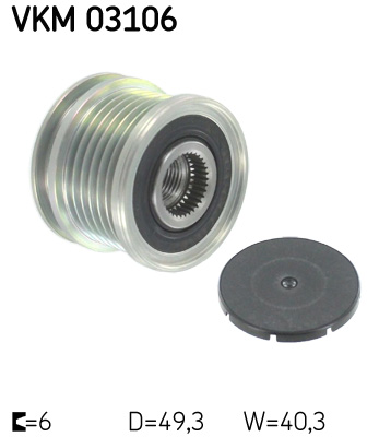 Generatorfreilauf SKF VKM03106