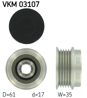 Generatorfreilauf SKF VKM03107