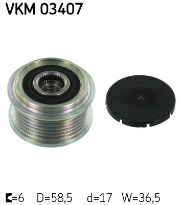 Generatorfreilauf SKF VKM03407