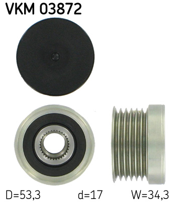 Generatorfreilauf SKF VKM03872