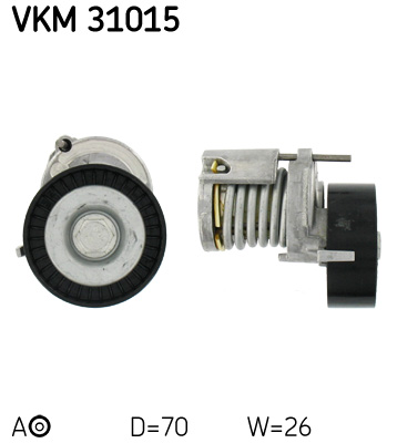 Spannrolle, Keilrippenriemen SKF VKM31015