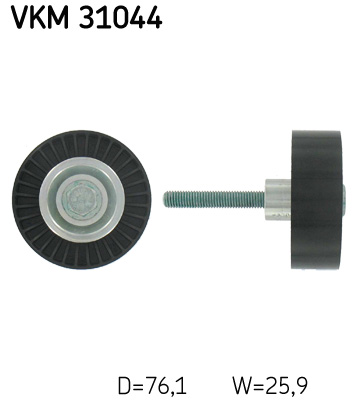 Umlenk-/Führungsrolle, Keilrippenriemen SKF VKM31044