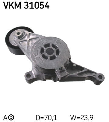Spannrolle, Keilrippenriemen SKF VKM31054