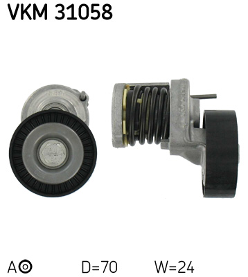 Spannrolle, Keilrippenriemen SKF VKM31058