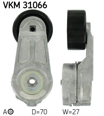 Spannrolle, Keilrippenriemen SKF VKM31066