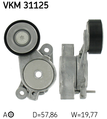 Spannrolle, Keilrippenriemen SKF VKM31125