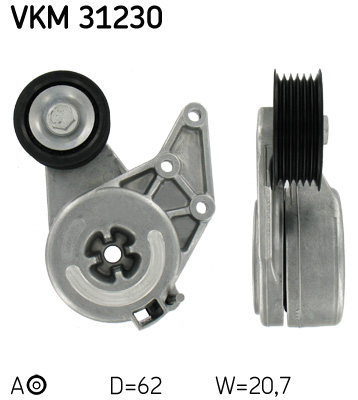 Spannrolle, Keilrippenriemen SKF VKM31230