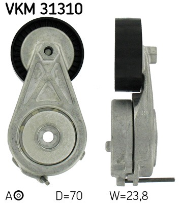 Spannrolle, Keilrippenriemen SKF VKM31310