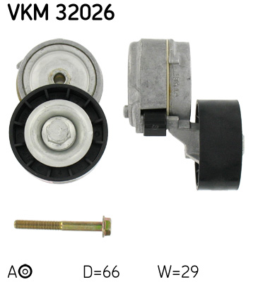 Spannrolle, Keilrippenriemen SKF VKM32026