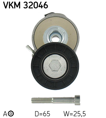 Spannrolle, Keilrippenriemen SKF VKM32046