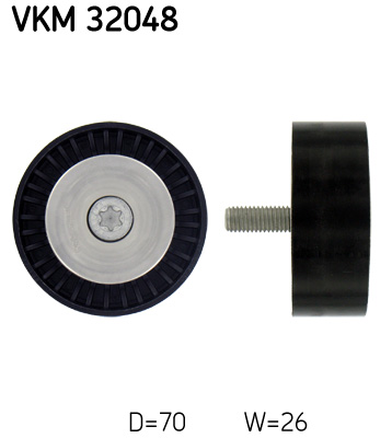 Umlenk-/Führungsrolle, Keilrippenriemen SKF VKM32048