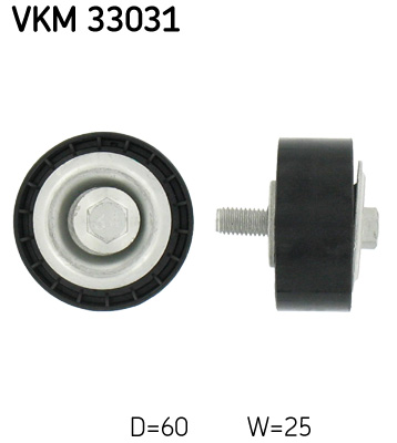 Umlenk-/Führungsrolle, Keilrippenriemen SKF VKM33031