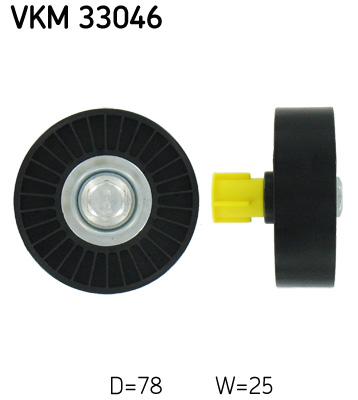 Umlenk-/Führungsrolle, Keilrippenriemen SKF VKM33046