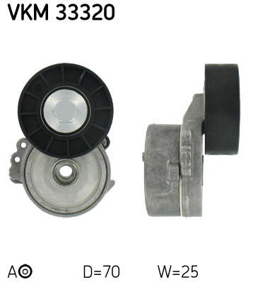 Spannrolle, Keilrippenriemen SKF VKM33320