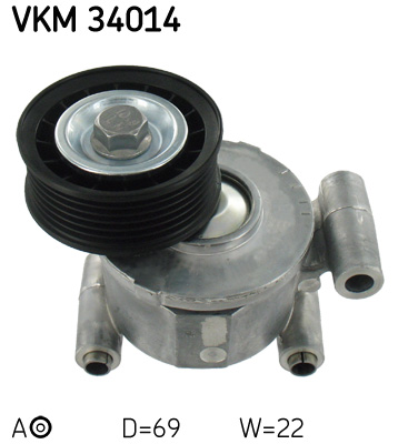 Spannrolle, Keilrippenriemen SKF VKM34014