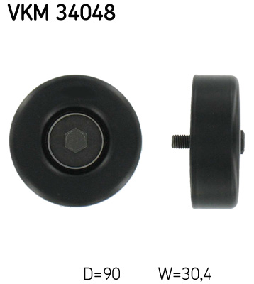 Umlenk-/Führungsrolle, Keilrippenriemen SKF VKM34048
