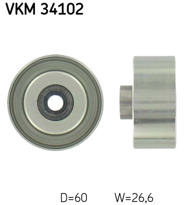 Umlenk-/Führungsrolle, Keilrippenriemen SKF VKM34102