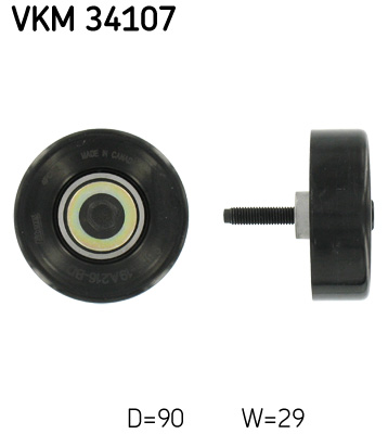 Umlenk-/Führungsrolle, Keilrippenriemen SKF VKM34107