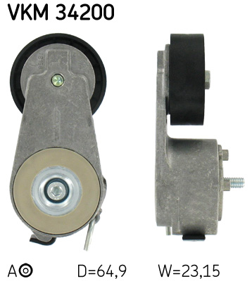 Spannrolle, Keilrippenriemen SKF VKM34200