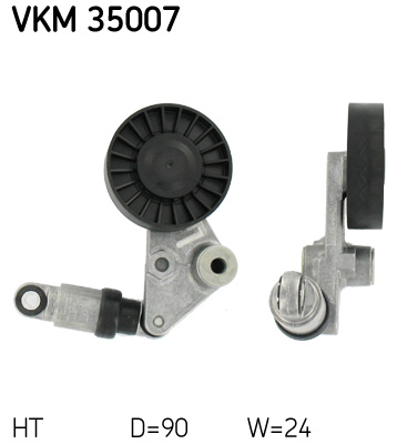 Spannrolle, Keilrippenriemen SKF VKM35007