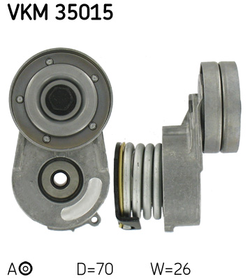 Spannrolle, Keilrippenriemen SKF VKM35015
