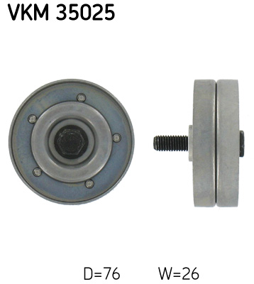 Umlenk-/Führungsrolle, Keilrippenriemen SKF VKM35025