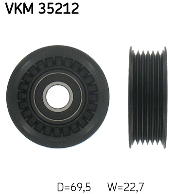 Umlenk-/Führungsrolle, Keilrippenriemen SKF VKM35212