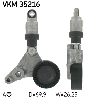 Spannrolle, Keilrippenriemen SKF VKM35216