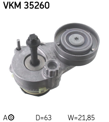 Spannrolle, Keilrippenriemen SKF VKM35260
