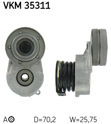 Spannrolle, Keilrippenriemen SKF VKM35311