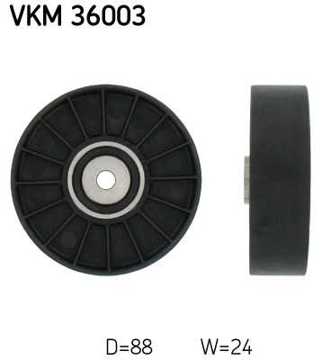 Umlenk-/Führungsrolle, Keilrippenriemen SKF VKM36003