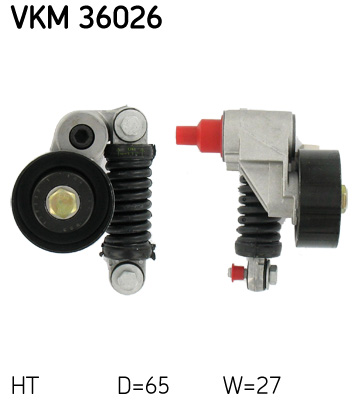 Spannrolle, Keilrippenriemen SKF VKM36026