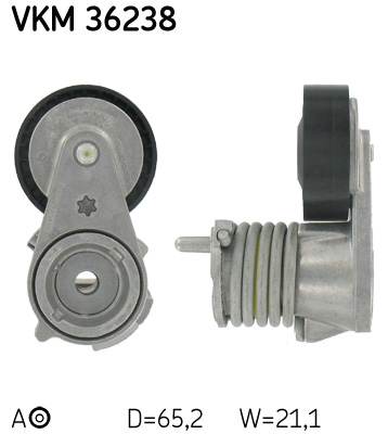 Spannrolle, Keilrippenriemen SKF VKM36238