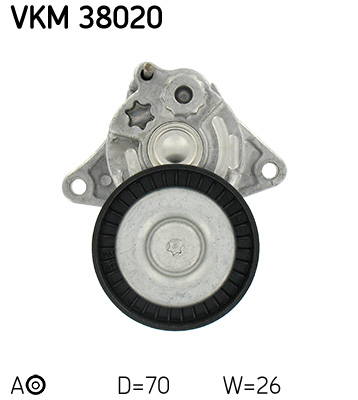 Spannrolle, Keilrippenriemen SKF VKM38020