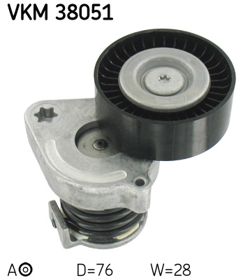 Spannrolle, Keilrippenriemen SKF VKM38051