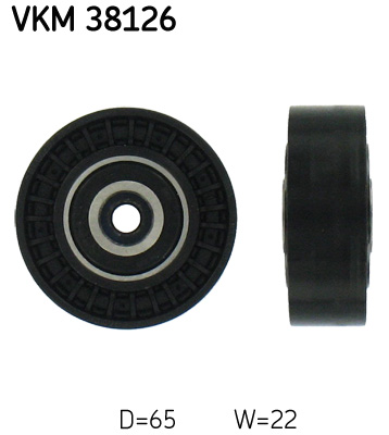 Umlenk-/Führungsrolle, Keilrippenriemen SKF VKM38126